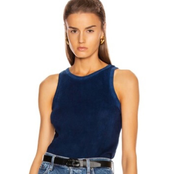 Cotton Citizen Tops - COTTON CITIZEN Standard Tank Vintage Deep Blue Size Medium